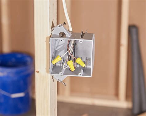 can i screw electrical boxes to studs inside the box|existing construction electrical box.